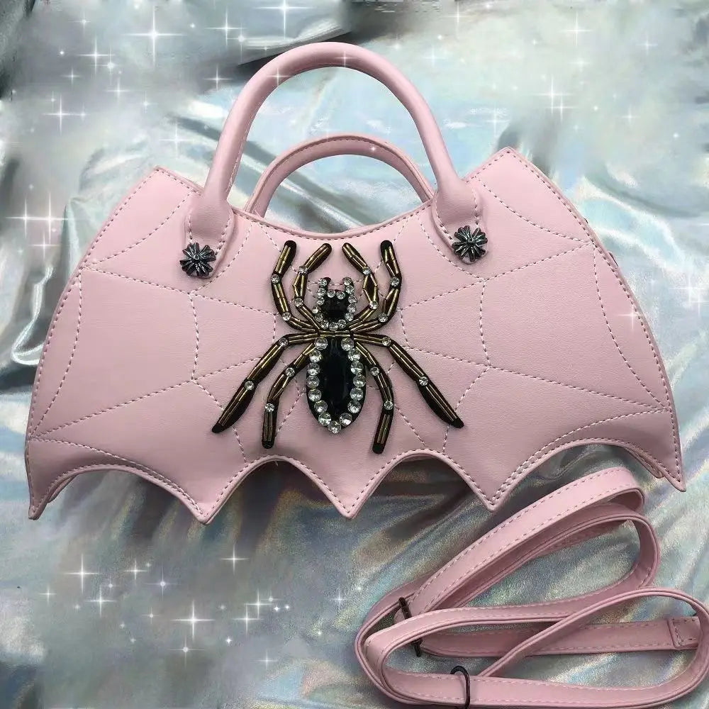 Goth Punk Hot Girls Shoulder Crossbody Bag Y2k Top-handle Purse