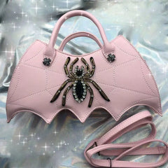 Goth Punk Hot Girls Shoulder Crossbody Bag Y2k Top-handle Purse