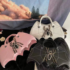 Goth Punk Hot Girls Shoulder Crossbody Bag Y2k Top-handle Purse