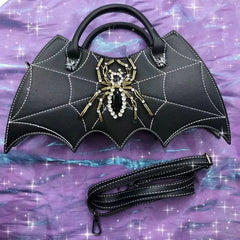 Goth Punk Hot Girls Shoulder Crossbody Bag Y2k Top-handle Purse