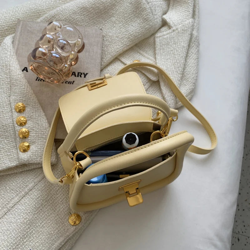 Green Shoulder Bag Women Pu Leather Crossbody Small Flap Messenger All Match