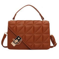 Grid Shoulder Bags for Women Handbags Small Crossbody Bags Lady Travel