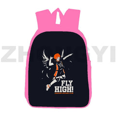 Haikyuu Karasuno Nekoma 3D Backpack Travel Canvas 12/16 Inch Men Teen Girls