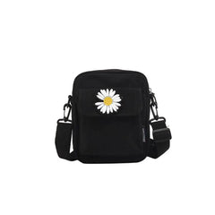 Women Mini Canvas Shoulder Bag Ladies Daisy Small Handbag Totes