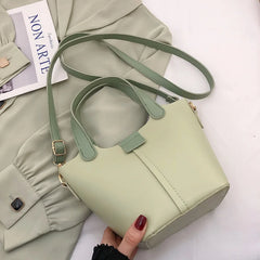 Soft PU Leather Shoulder Bag Large Capacity Lady Purse Crossbody Bag