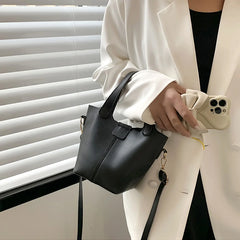 Soft PU Leather Shoulder Bag Large Capacity Lady Purse Crossbody Bag