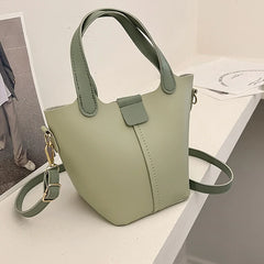 Soft PU Leather Shoulder Bag Large Capacity Lady Purse Crossbody Bag