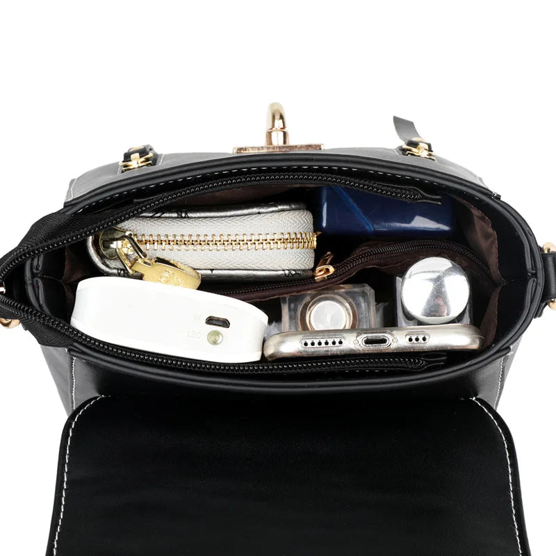 Early Autumn Ladies Handbag European American Style Shoulder Messenger Bag