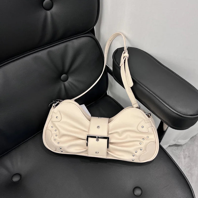 High Shoulder Bags Retro Hobo Bag Personality Messenger Bags