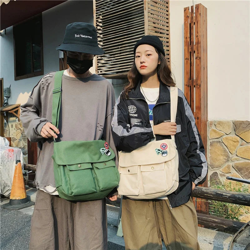 Harajuku Messenger Bag Women's Crossbody Backpack
