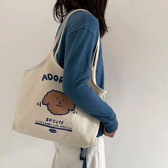 Harajuku Women Shoulder Bag Handbag Retro Casual Large Capacity