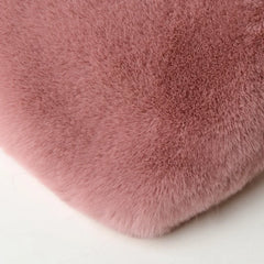 Heart-Shaped Women Handbag Fluffy Fur Crossbody Bags