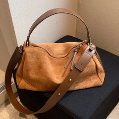 High Capacity Female Patchwork PU Crossbody Bag Women Handbag