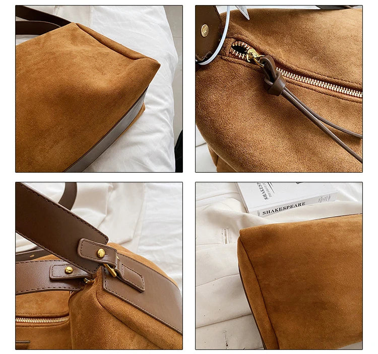 High Capacity Female Patchwork PU Crossbody Bag Women Handbag