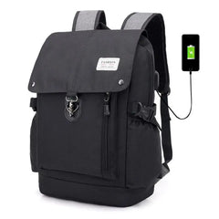 High Capacity Men's Backpack USB Charging Laptop Travel Bags