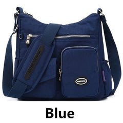 Nylon Crossbody Bag Women Shoulder Messenger Bag Waterproof Lady Purse