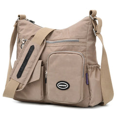 Waterproof Nylon Female Crossbody Bag Women Shoulder Messenger Purse