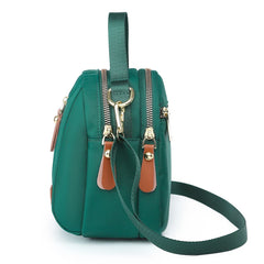 Nylon Crossbody Bag Women Shoulder Messenger Bag Lady Purse Waterproof