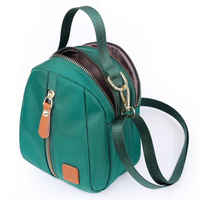 Nylon Crossbody Bag Women Shoulder Messenger Bag Lady Purse Waterproof