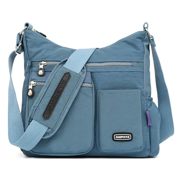 Waterproof Nylon Crossbody Bag Women Shoulder Messenger Purse