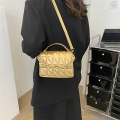 Women's Chain Shoulder Bag PU Leather Handbag