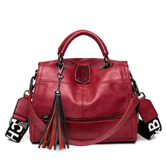 Women's Single Shoulder Bag Autumn Hot Style Tassel Crossbody Handbag Women