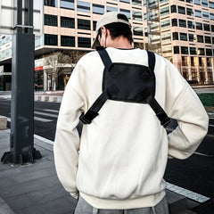 Hip Hop Style Crossbody Shoulder Chest Bag Unisex Oxford Streetwear Waist Packs