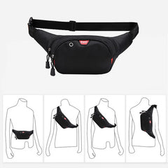 Waterproof Fanny Pack Waist Bag Running Sport Chest Waist Bag