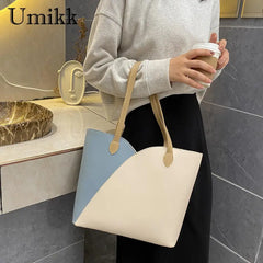 Women PU Leather Shoulder Handbag Totes Casual Shopping Pouch