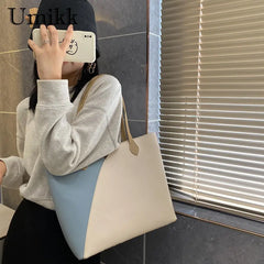Women PU Leather Shoulder Handbag Totes Casual Shopping Pouch