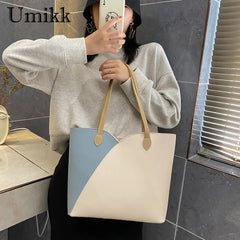 Women PU Leather Shoulder Handbag Totes Casual Shopping Pouch