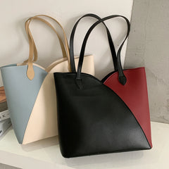 Women PU Leather Shoulder Handbag Totes Casual Shopping Pouch