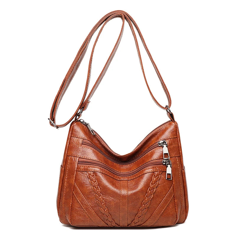 Hobos Women's Knitting Crossbody Bag Soft Shoulder Bag