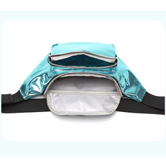 Translucent Holographic PVC Waist Fanny Pack Chest Phone Pouch