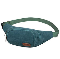 Canvas Waist Packs Women Men Belt Bag Travel Waist Bags