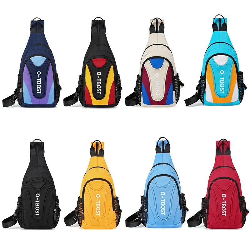 Unisex Chest Bag Crossbody Lightweight Sports Backpack