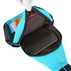 Patchwork Crossbody Bag Lightweight Outdoor Sports Leisure Couple Chest Bag