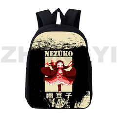 Japan 3D Print Demon Slayer Backpack Travel for Girl Anime Kimetsu No Yaiba Bag