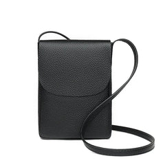 Japanese Leather Mini Sling Purse for Women Casual Shoulder Bag
