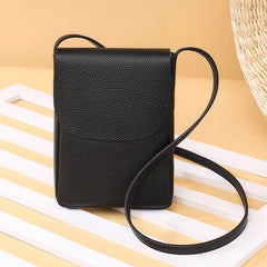 Japanese Leather Mini Sling Purse for Women Casual Shoulder Bag