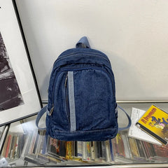 Jean Mini Backpack Shoulder Bag Leisure Denim Travel