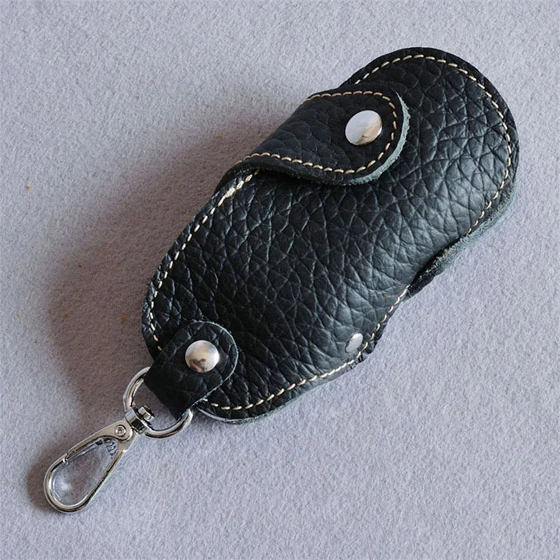 Cowhide Leather Key Wallet Key Bag for Men Women