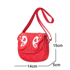 Kindergarten Baby Messenger Bags Cartoon Butterfly Children Shoulder Bags