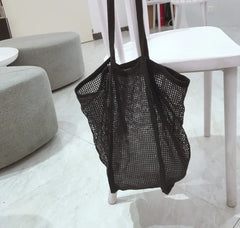 Knitted Vest Women's Crossbody Bag Crochet Large Capacity Handbag