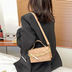 Korea Style Small Handbags Women Shoulder Bag Chain Square Crossbody Bags
