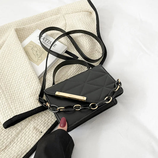 Korea Style Small Handbags Women Shoulder Bag Chain Square Crossbody Bags