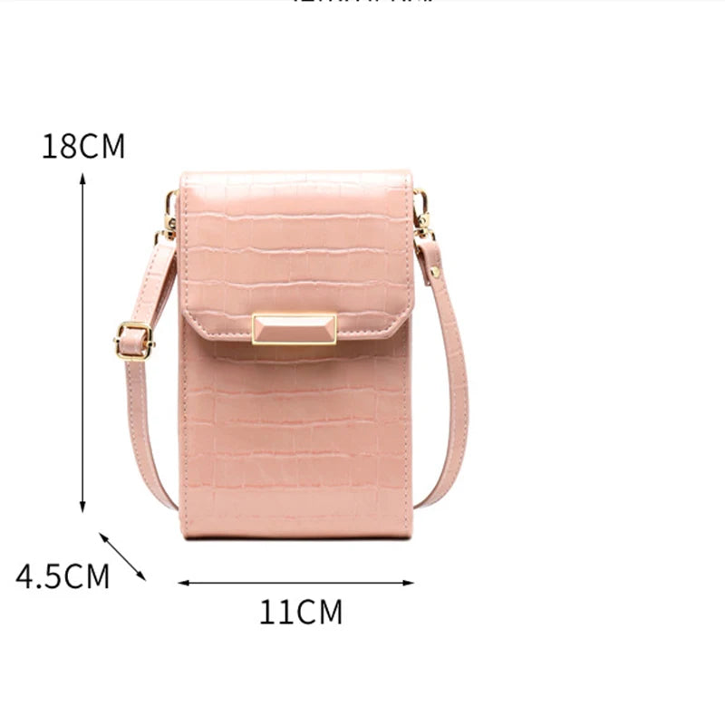 Ladies Large Capacity Leather Phone Bag Single Shoulder Wallet