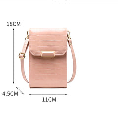 Ladies Large Capacity Leather Phone Bag Single Shoulder Wallet