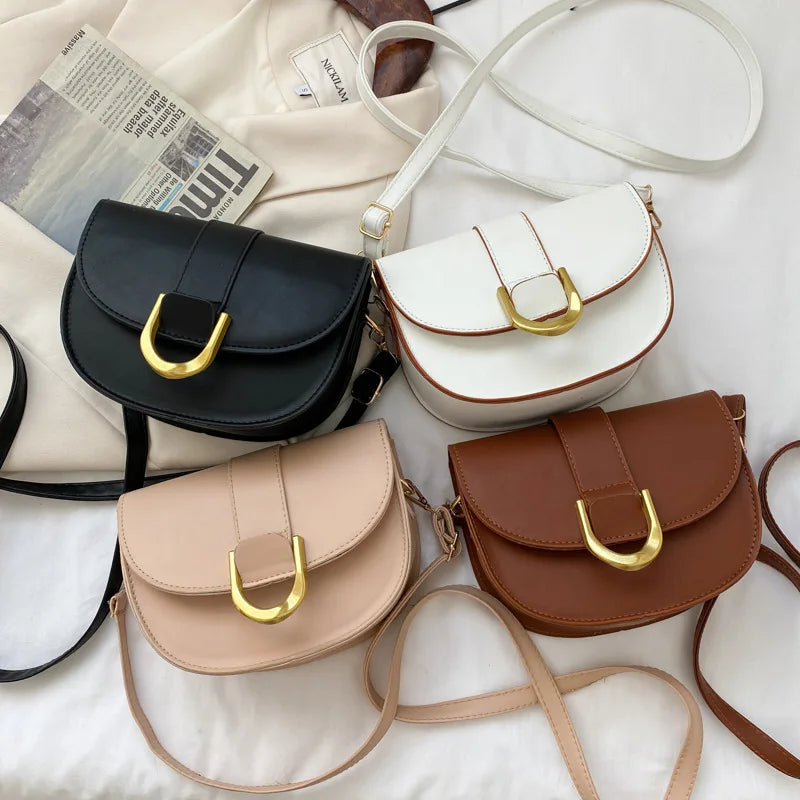 Women Crossbody Bag PU Leather Small Flap Messenger Bag for Ladies Bag