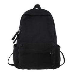 Canvas School Backpack Large Boy Girl Travel Student Bag Male Female College Bac